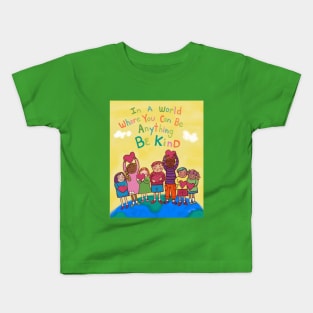 BE KIND by farah aria Kids T-Shirt